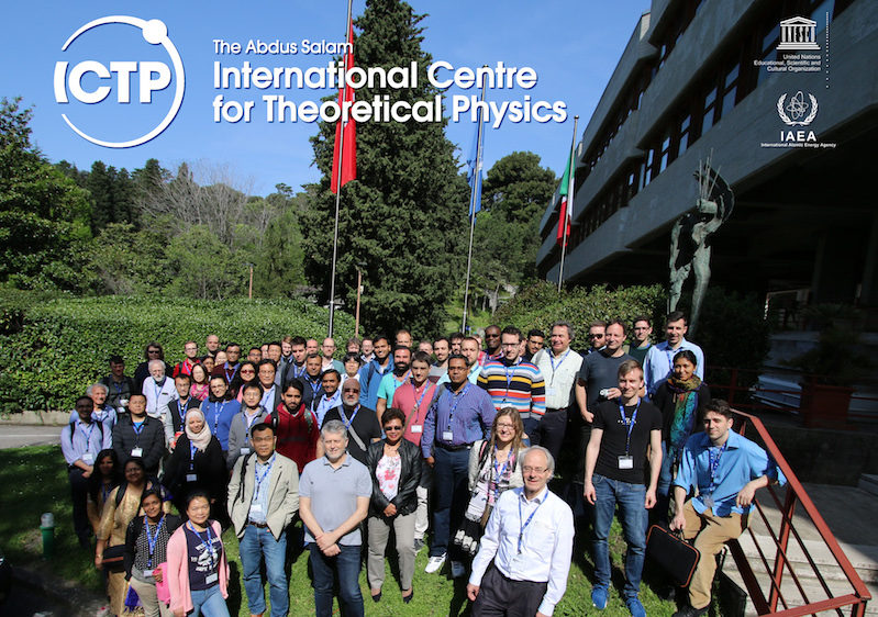 Group photo for the 2018 Joint ICTP-IAEA Workshop on Fundamental Methods for Atomic, Molecular and Materials Properties in Plasma Environments